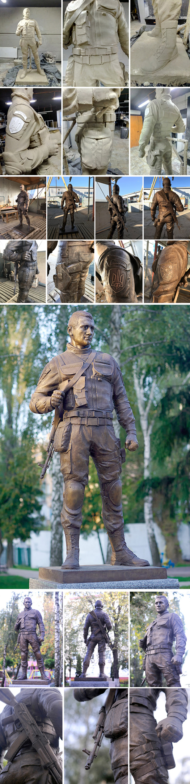 Скульптуры ,памятники военным, мемориальные военные комплексы под заказ